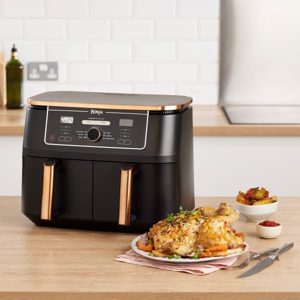 Copper Dual Zone Air Fryer AF400UKDBCP Black Friday Ninja UK
